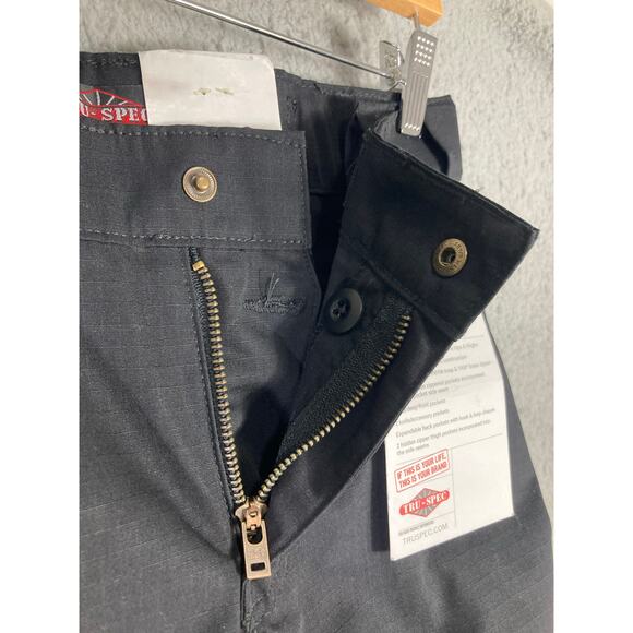 TRU-SPEC Women's Cargo Pants Size 2 Black Straight Leg Casual NEW - Picture 10 of 13